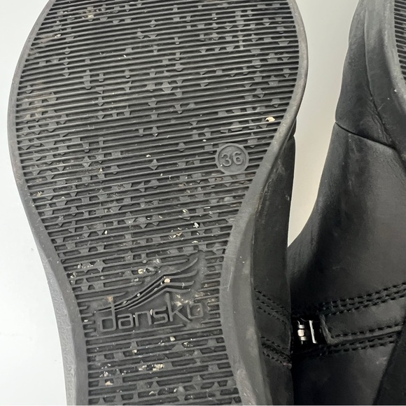 Dansko Women’s Serenity Black Waterproof Leather Ankle Boot Bootie 36 - Picture 13 of 14